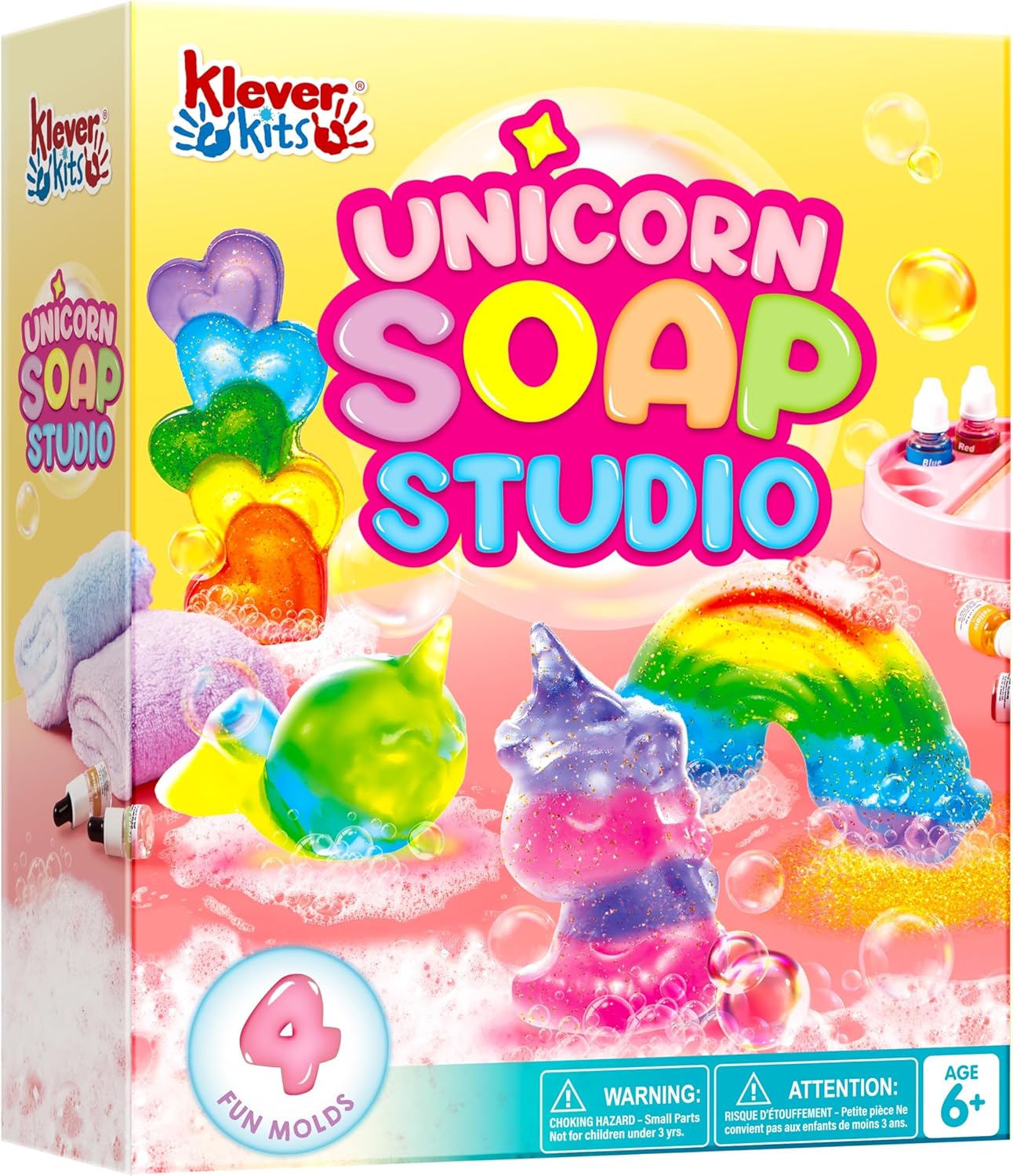 Soap Making Diy Kit - JOYFY ユニコーン石鹸作りキット 女の子向け工作 DIYプロジェクト 子供の誕生日 クリスマスプレゼント