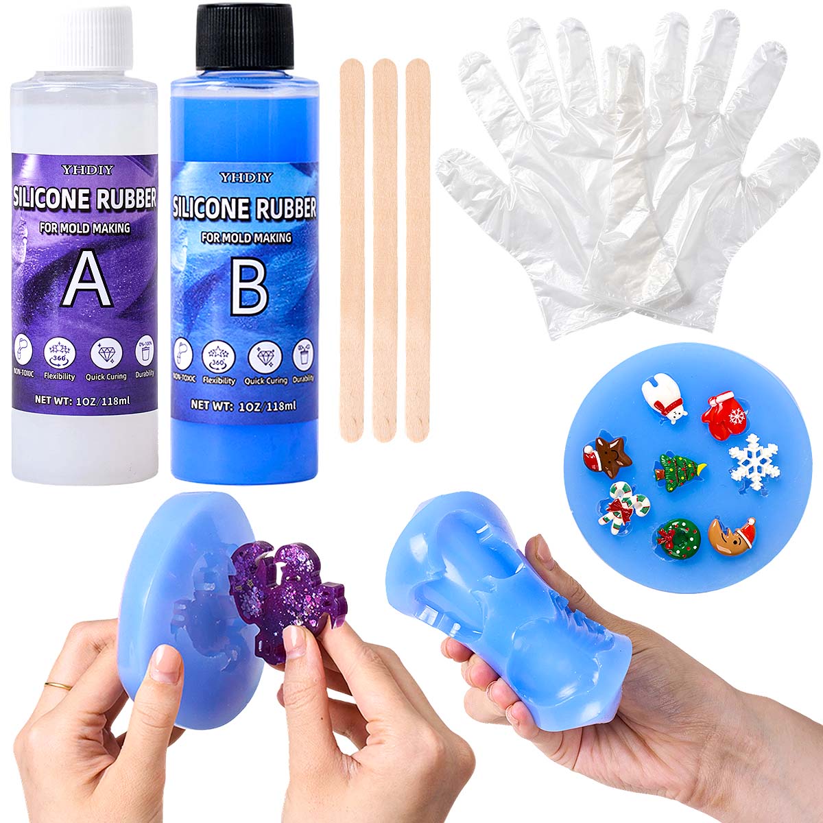 118ml/296mlシリコンモールド作成キット DIYキャ - Soap Making Diy Kit のレビューと価格