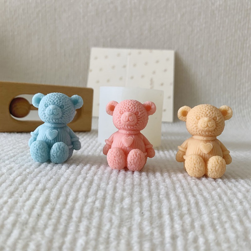 ミニラブベアキャンドルシリコーン型 DIY かわいいクマ工芸 - Soap Making For Beginners のレビューと価格