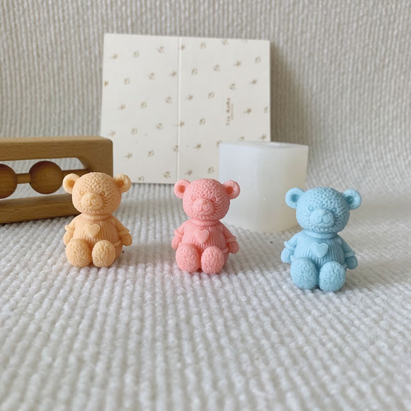 ミニラブベアキャンドルシリコーン型 DIY かわいいクマ工芸 - Soap Making For Beginners のレビューと価格