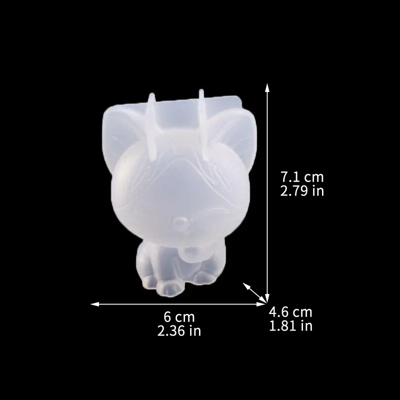 3D 幾何学的なシリコーンユニコーン猫鹿クマ型ソープキャンド - Soap Making Vendors のレビューと価格
