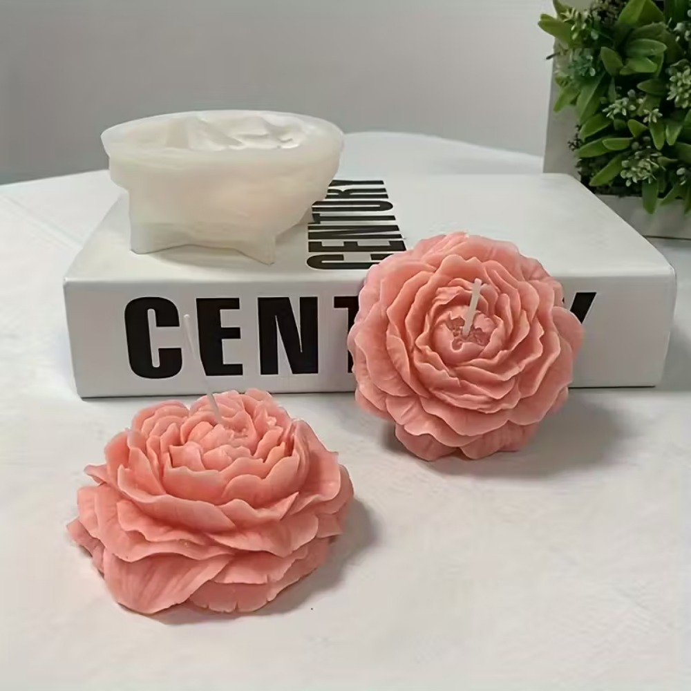 最高品質特大3DフラワーキャンドルシリコンモールドDIY牡丹 - Quality Soap Making Kit のレビューと価格