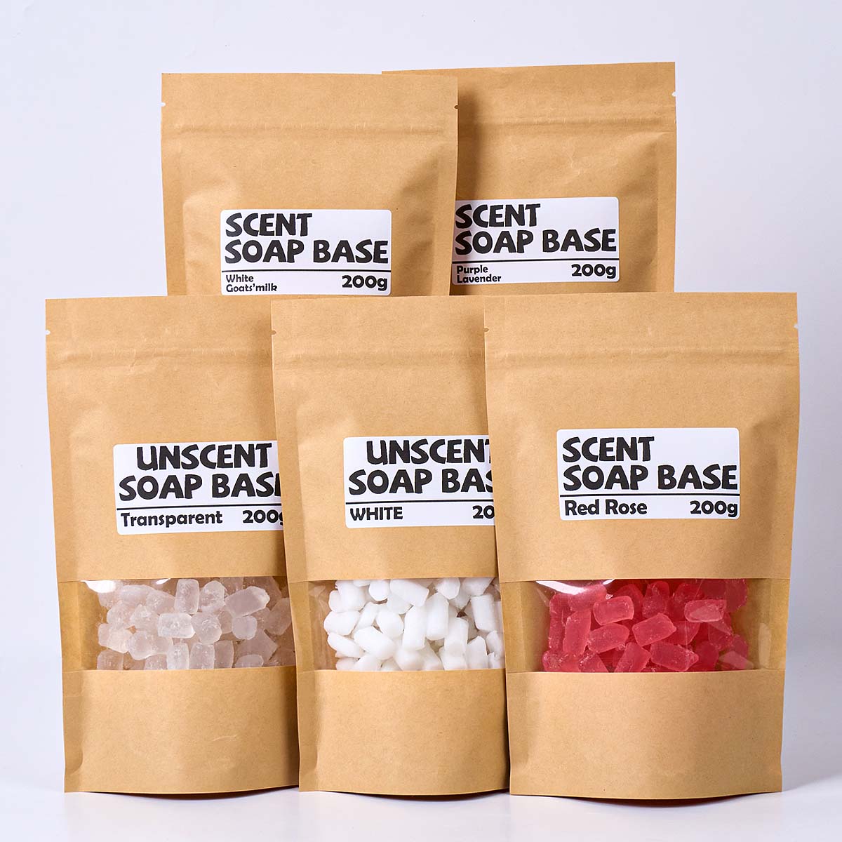 200g カラーグリセリンソープベース DIY 手作り ロー - Soap Making Glycerin Base のレビューと価格
