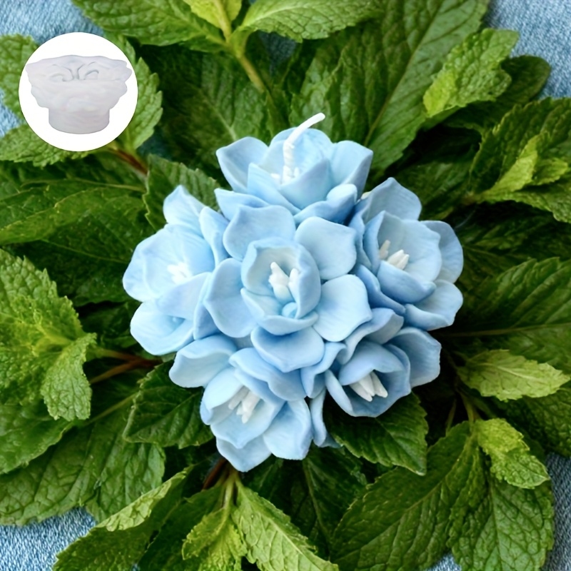 1つのアジサイの花型シリコンモールド、キャンドル、石鹸、樹脂 - Soap Making Vendors のレビューと価格