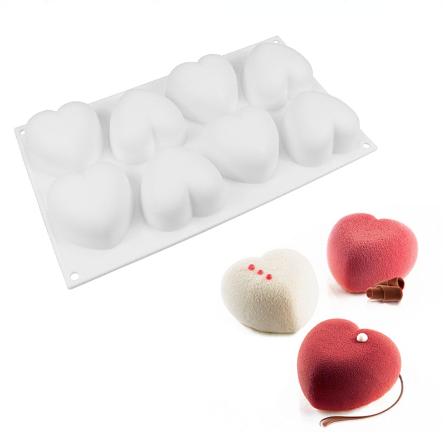 ラブハートシリコーン石鹸型手作りキャンドル作成キット Diy - Soap Making Vendors のレビューと価格