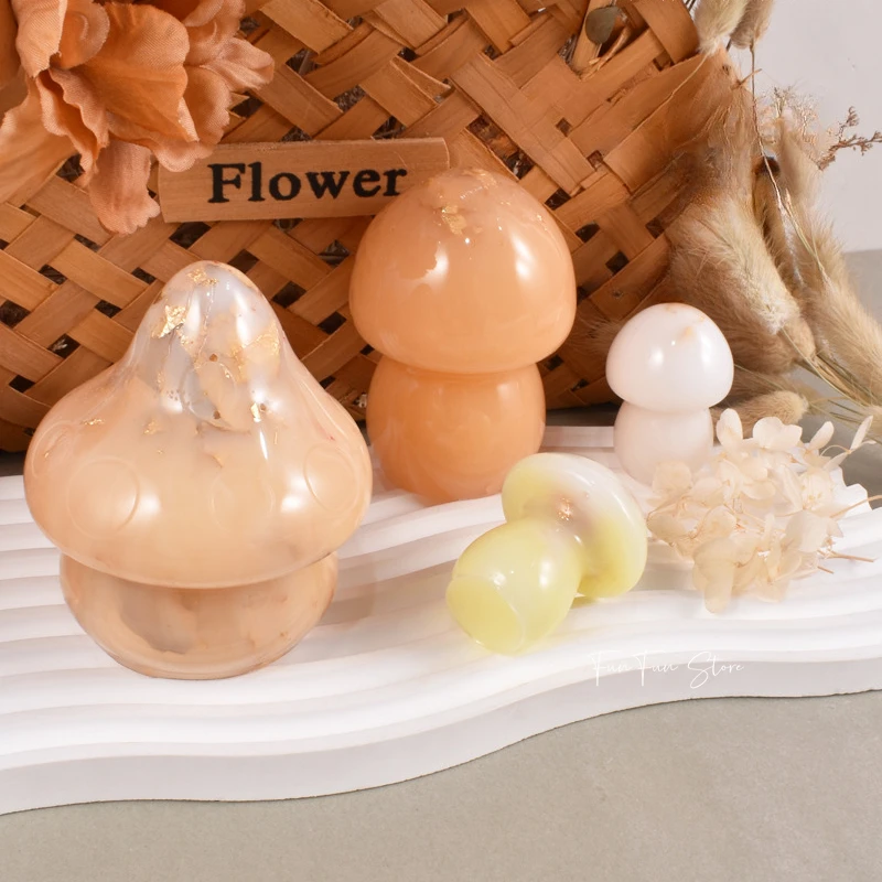 3D キノコキャンドルシリコーン型クリスタル樹脂エポキシ鋳造 - Soap Making For Beginners のレビューと価格