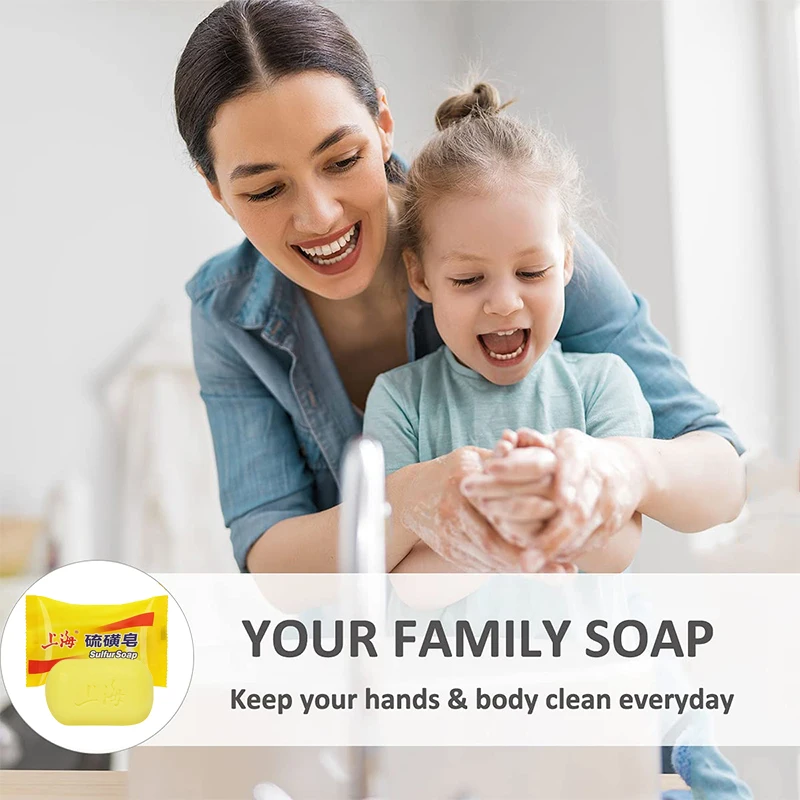 上海硫黄石鹸キット ユニセックス 3/5個入り 石鹸バス デ - Castor Oil Soap のレビューと価格