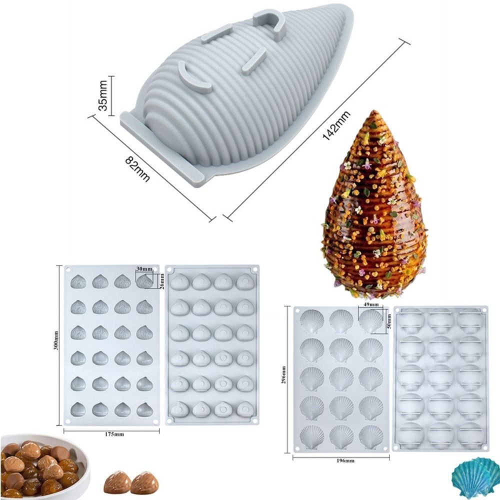 シリコーン素材弁当ケーキシリコーン型石膏製造プリン型 3D  - Soap Making Vendors のレビューと価格