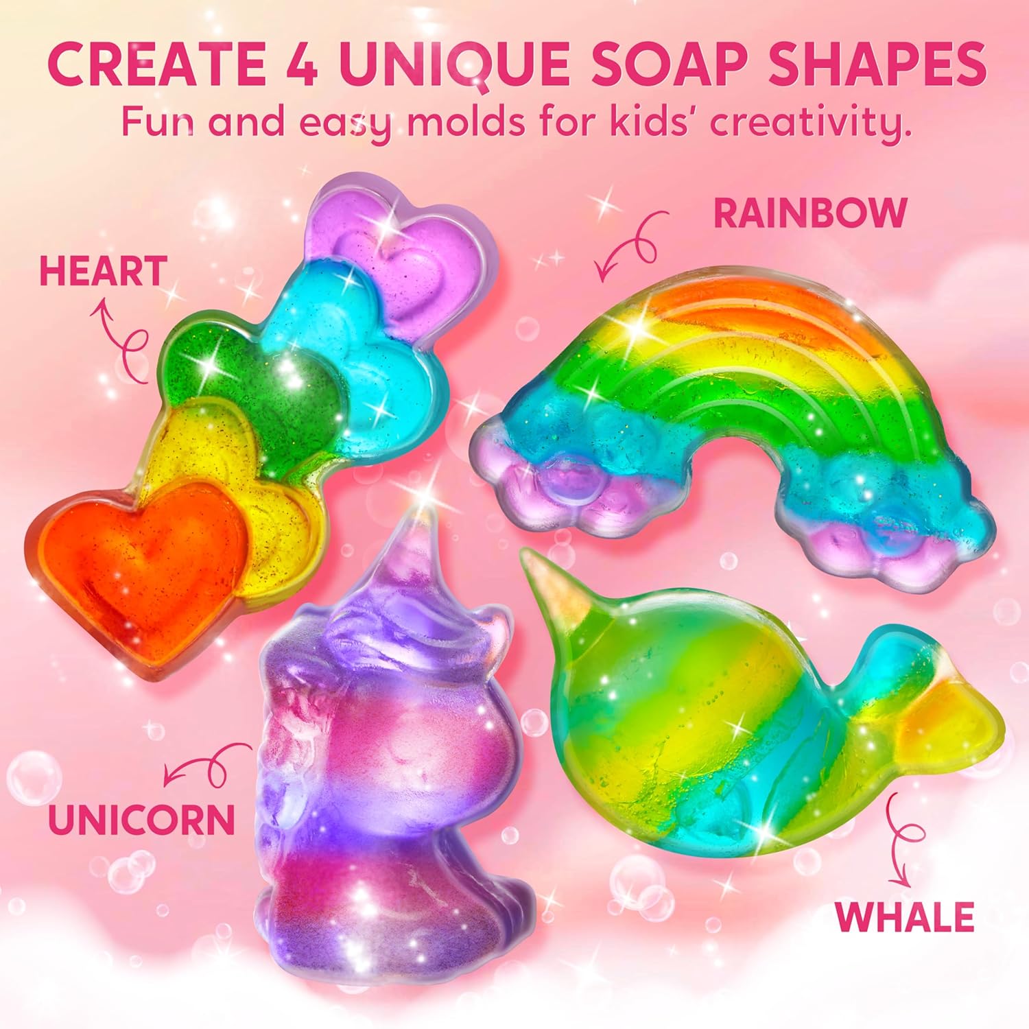 JOYFY ユニコーン石鹸作りキット 女の子向け工作 DIY - Soap Making Diy Kit のレビューと価格