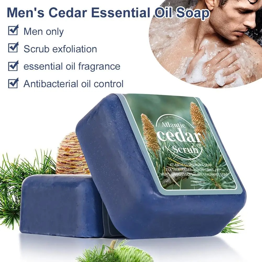 メンズ シダーエッセンシャルオイルソープ トラベルポータブル - Castor Oil Soap のレビューと価格