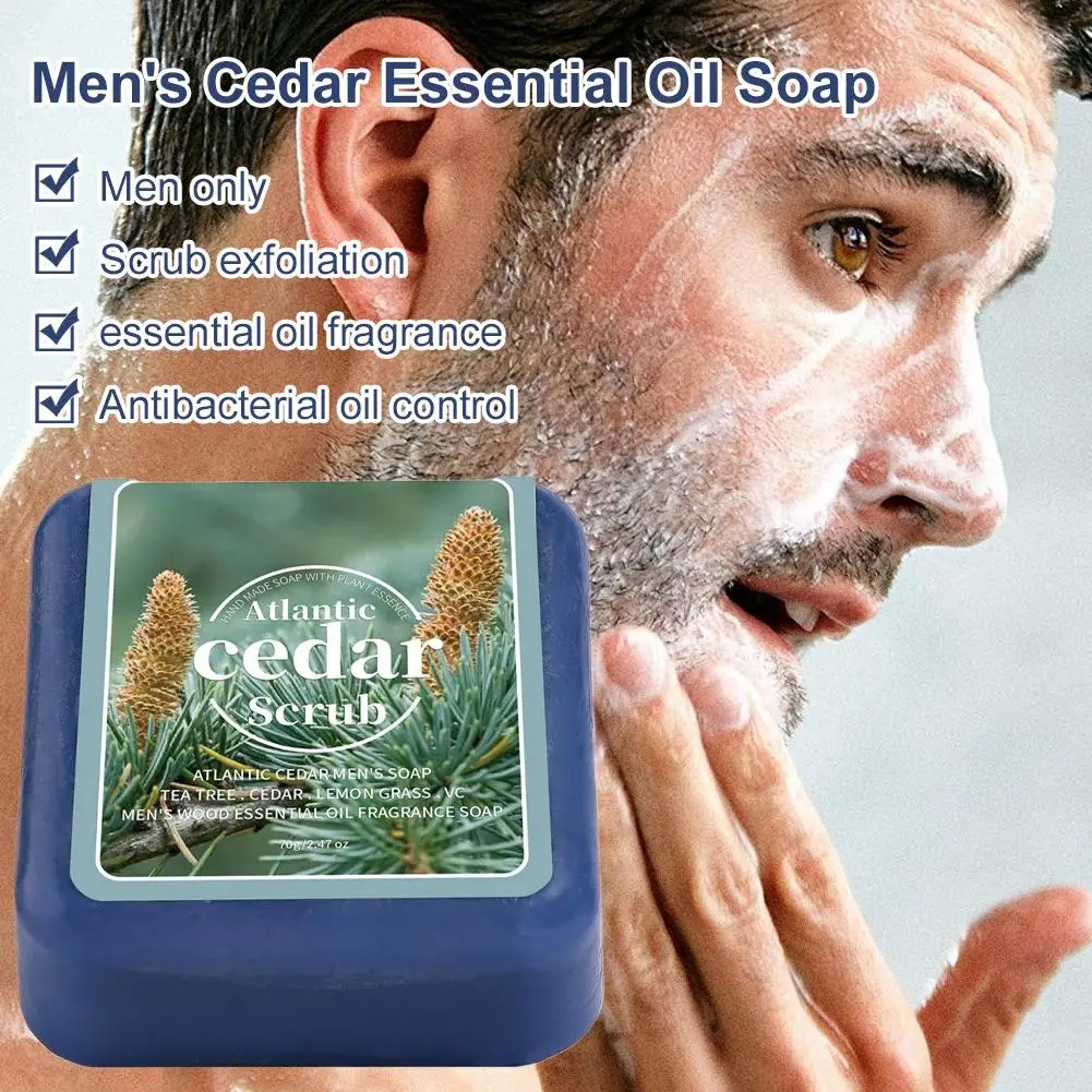 メンズ シダーエッセンシャルオイルソープ トラベルポータブル - Castor Oil Soap のレビューと価格