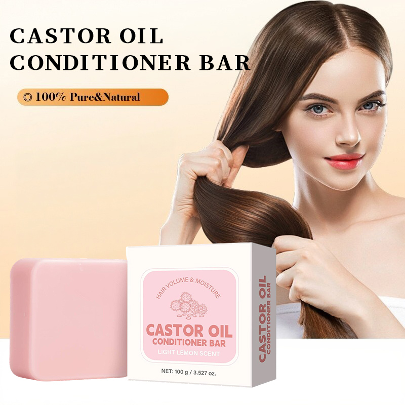 ヒマシ油コンディショナーソープバー、保湿栄養固形シャンプー、 - Castor Oil Soap のレビューと価格