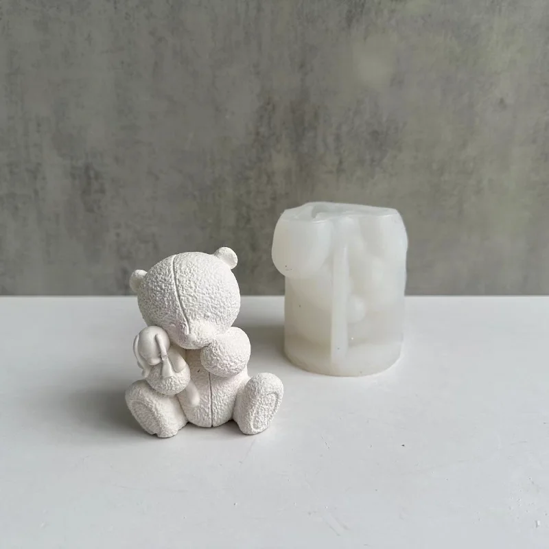 織クマキャンドルシリコーン型 3D クマアロマセラピー石膏石 - Soap Making For Beginners のレビューと価格