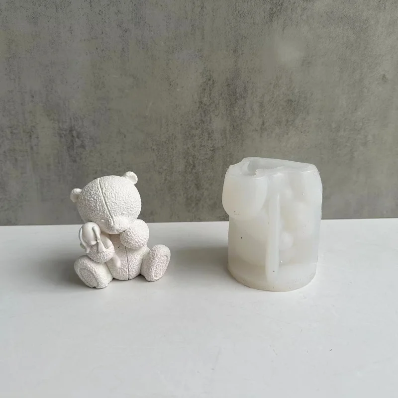 織クマキャンドルシリコーン型 3D クマアロマセラピー石膏石 - Soap Making For Beginners のレビューと価格