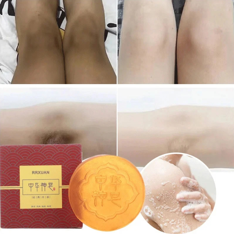 顔の美白ボディソープオイルコントロール膝脇の下ボディケア製品 - Castor Oil Soap のレビューと価格